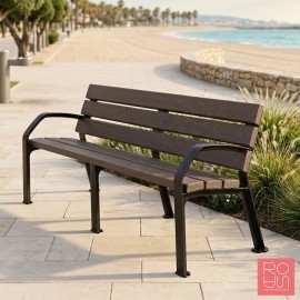Banc de plàstic reciclat model Amsterdam